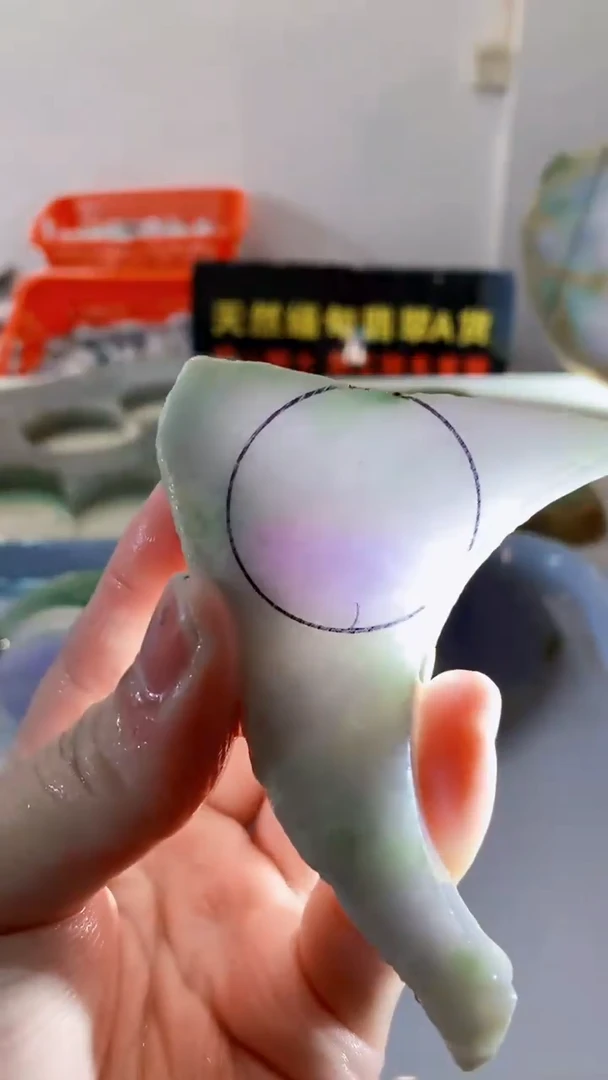 颈饰未镶嵌翡翠缅甸A货翡翠495
