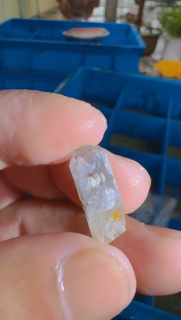 未镶嵌珠宝半成品水晶牙**压牙牙，水晶