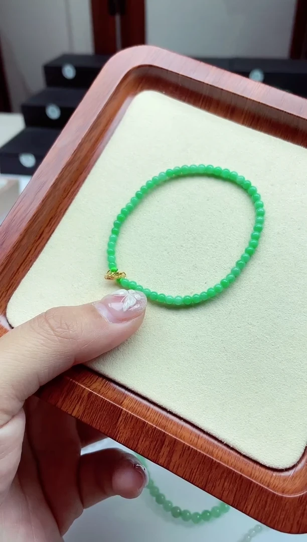 【闪购商品】翡翠手链未镶嵌缅甸翡翠 卡3.3