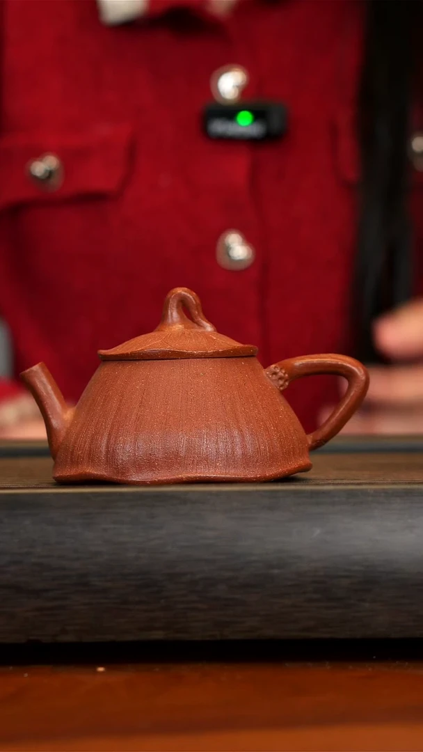 【闪购商品】紫砂茶壶宜兴原矿紫砂花器石瓢150-160cc