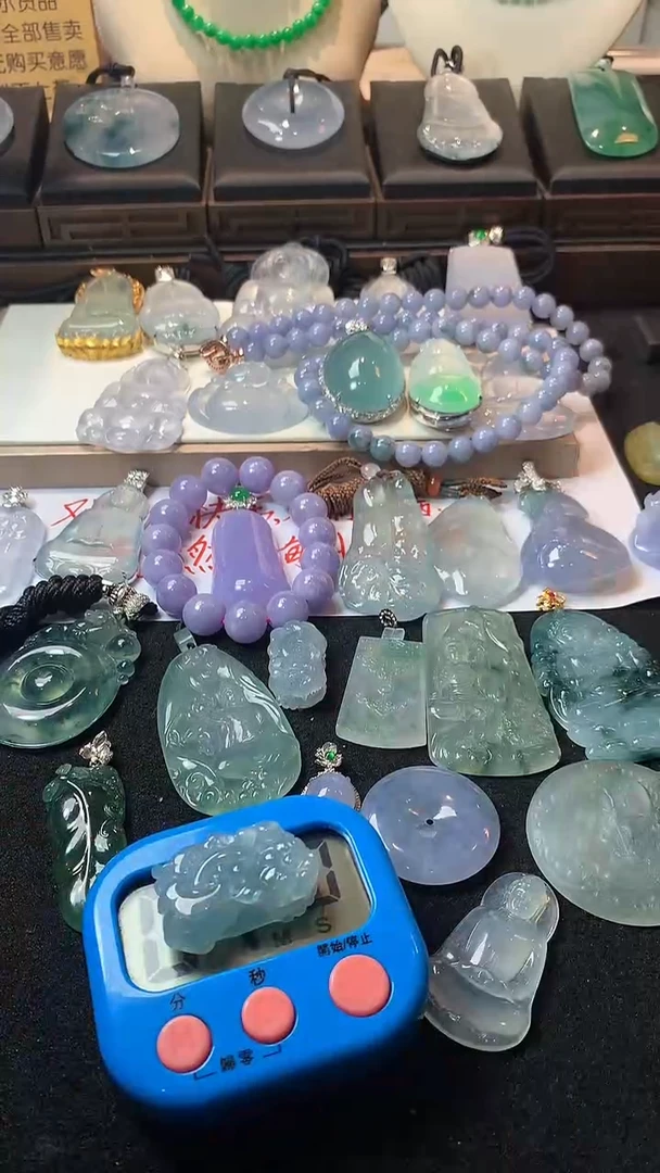 未镶嵌定制翡翠上**~  5010毛货不退不换