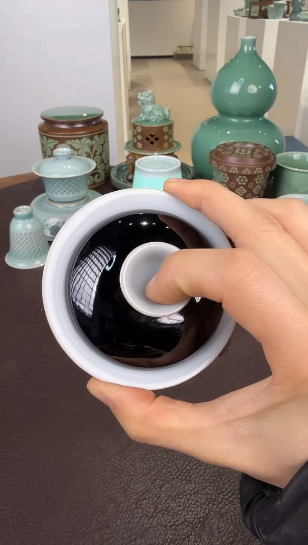 青瓷手工茶器包邮不带礼盒