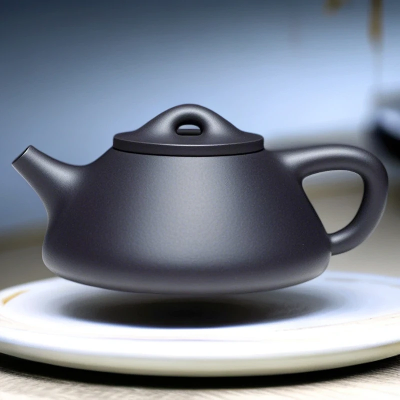 原矿大红袍紫砂壶宜兴石瓢手工泥子功夫茶具泡茶利器家用办公泥壶