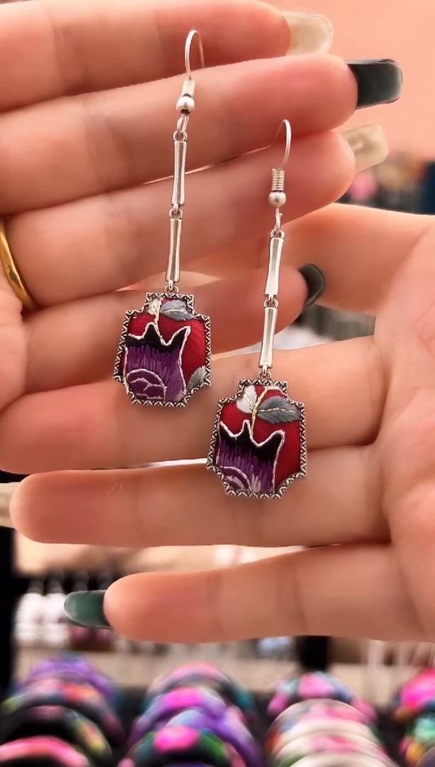 织绣艺枝独绣老绣饰品160