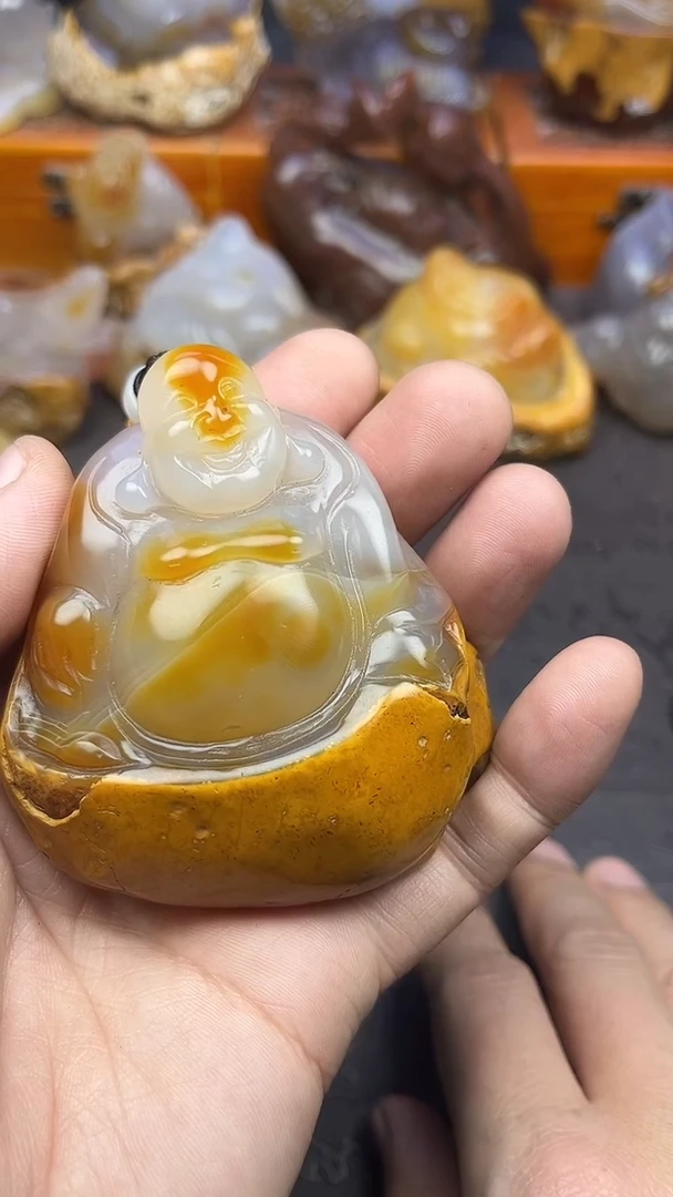 【闪购商品】玛瑙/玉髓手把未镶嵌1