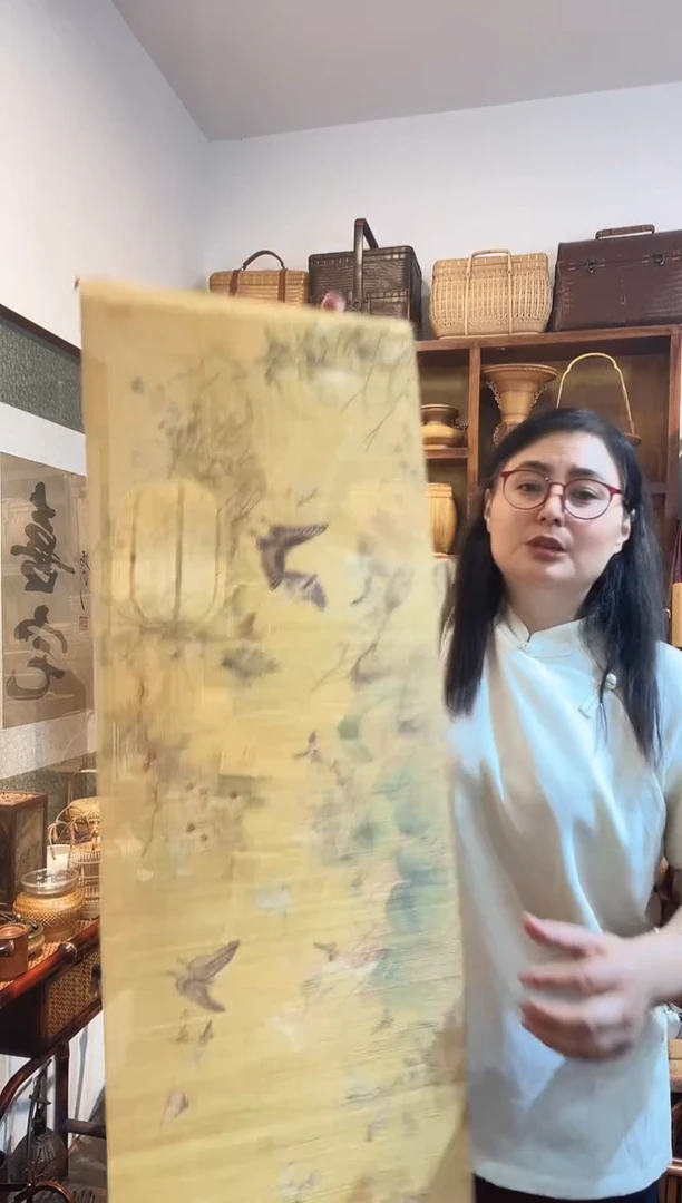 手工精编彩蝶竹茶席
