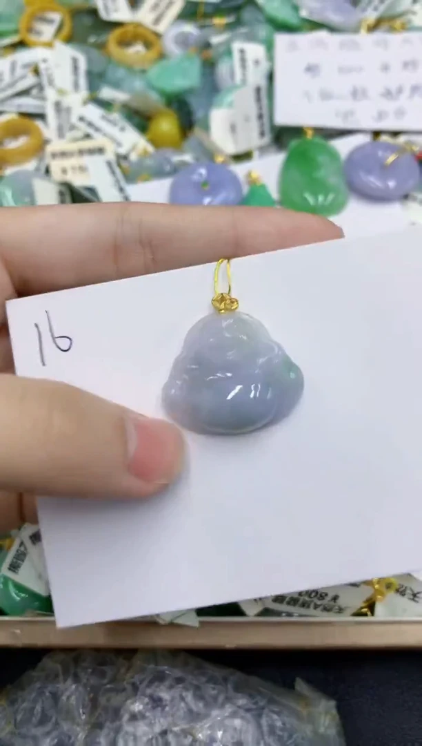颈饰未镶嵌翡翠 翡翠