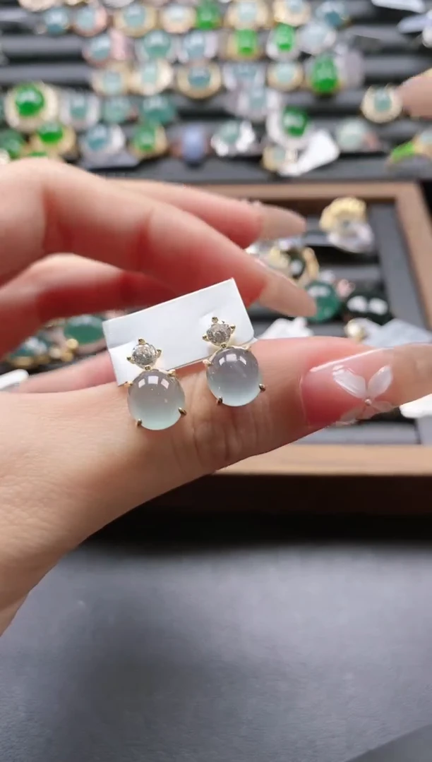 【闪购商品】翡翠戒指银S925镶嵌51511