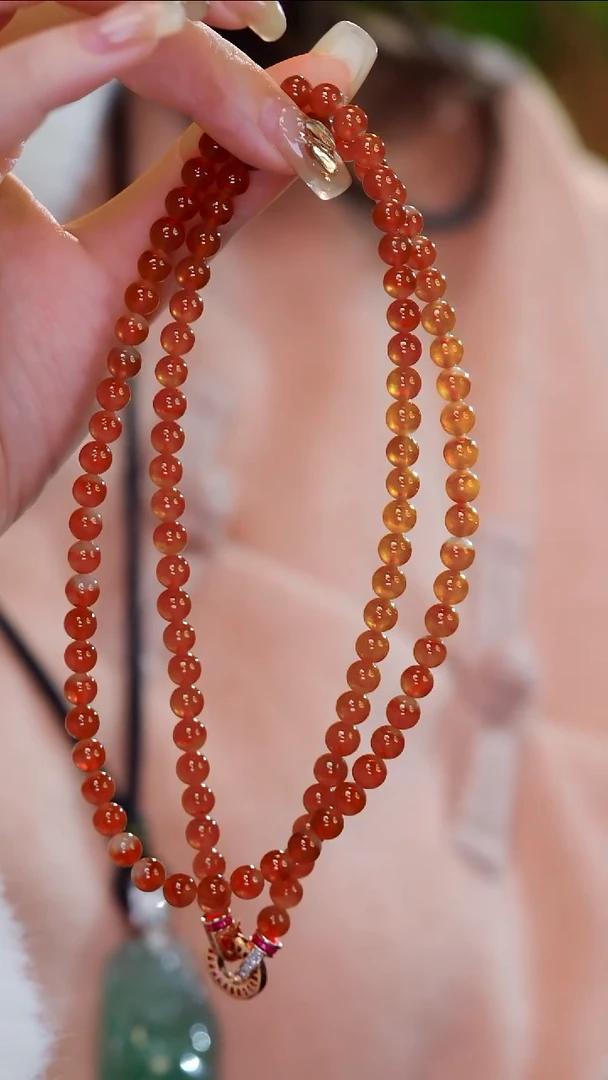 颈饰18K金镶嵌翡翠28