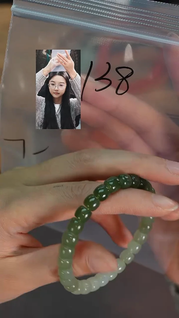 未镶嵌手串和田玉s*n若雨臣品质回血