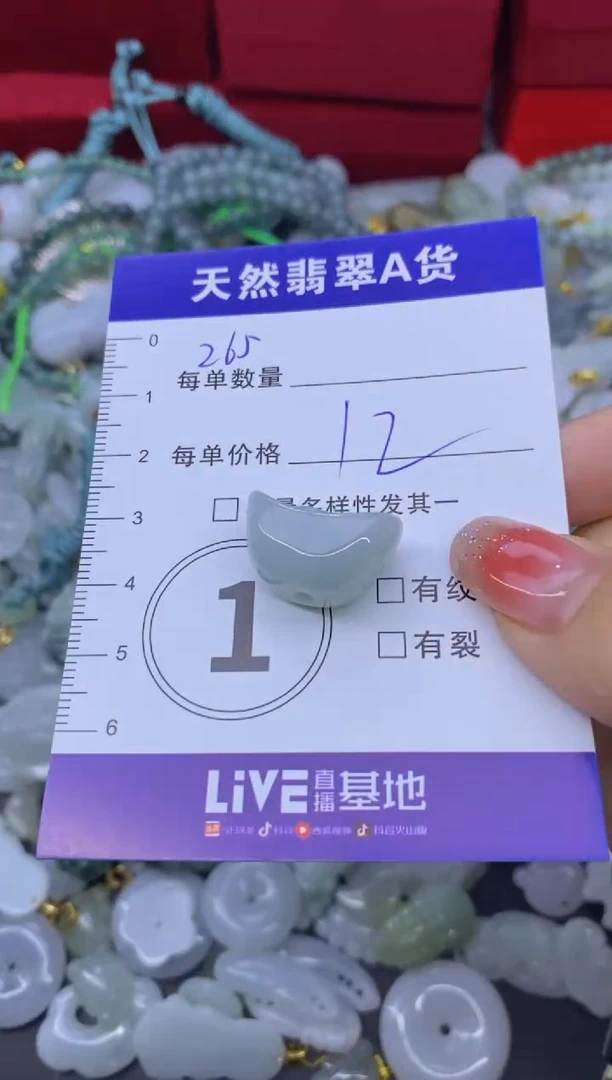 颈饰未镶嵌翡翠天然翡翠A货批量多样性发一件