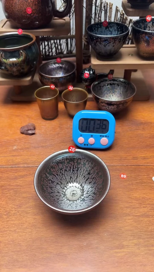 茶盏某**夏26号建盏工匠茶器