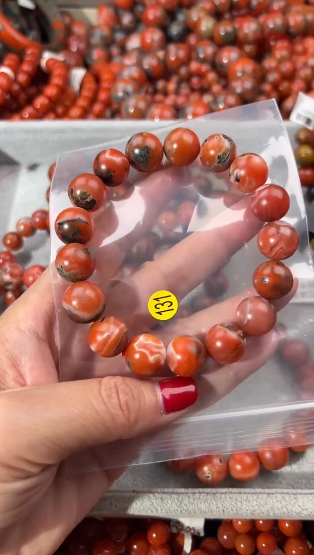 未镶嵌手串南红玛瑙13+
