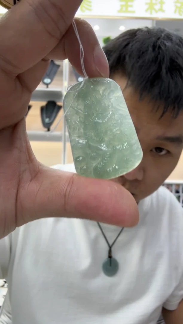 未镶嵌挂件翡翠天然翡翠A货孤品一件