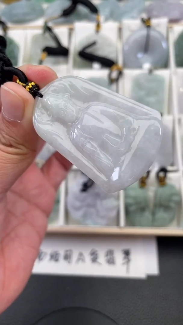 颈饰未镶嵌翡翠天然缅甸翡翠A货54
