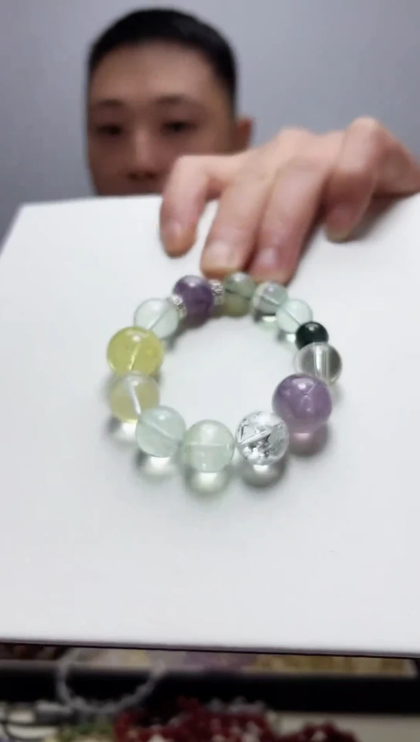 未镶嵌手链水晶天然多宝手链AAAA