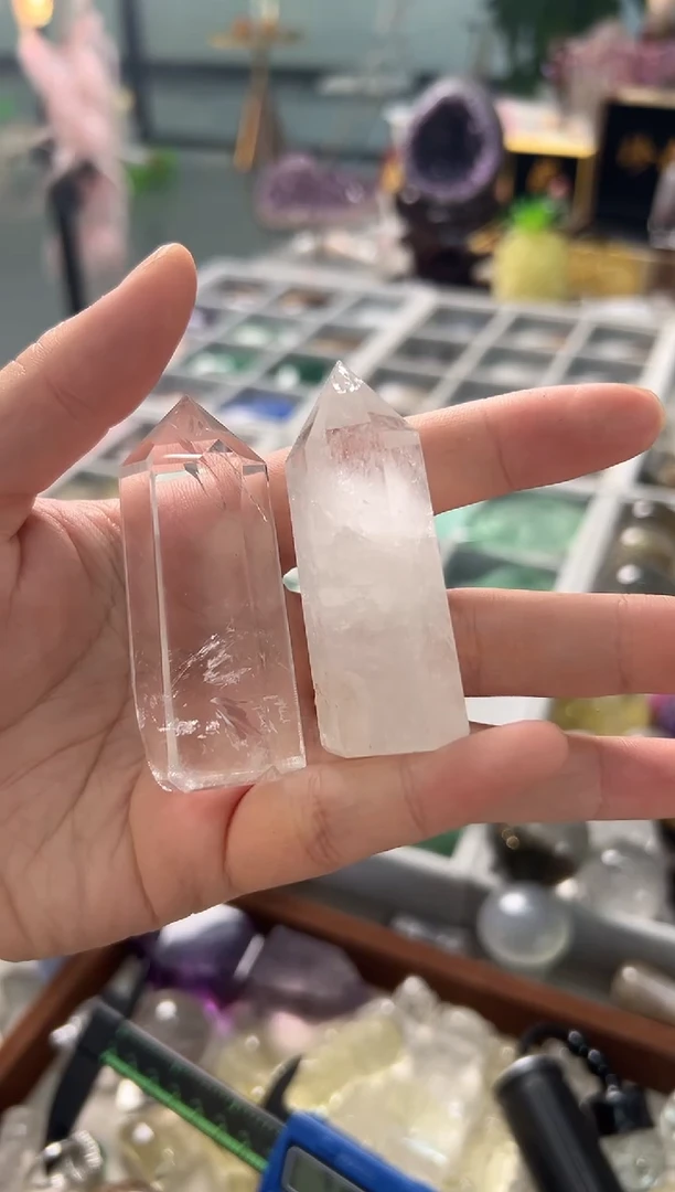 未镶嵌珠宝半成品水晶M402 拍一发二 约6.1cm