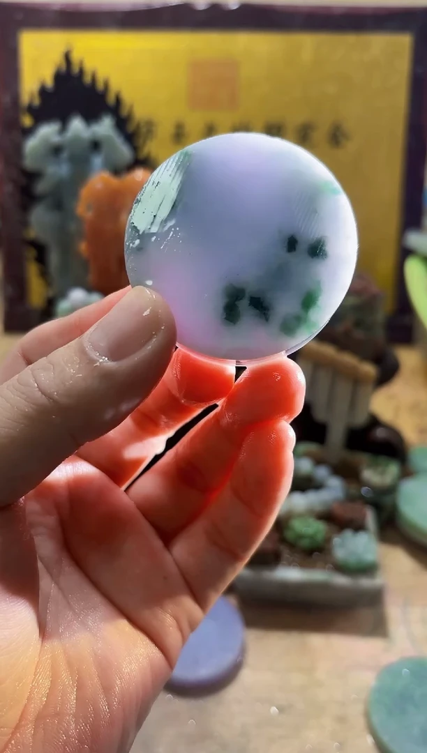 未镶嵌挂件翡翠A货常星8207