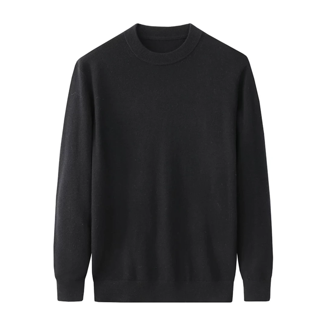 男款120S【扬子纱100%美丽诺精纺绵羊毛】四平针精纺60支打底衫