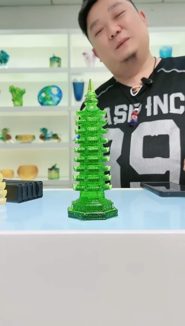 【闪购商品】茶宠古法琉璃文昌塔17