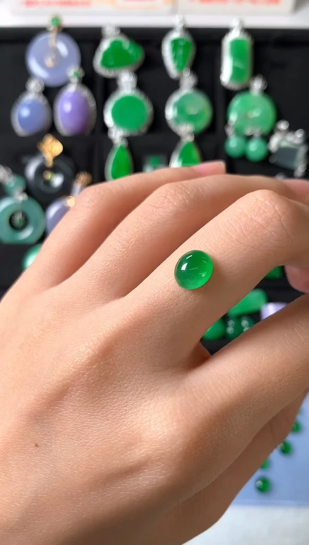 定制翡翠未镶嵌裸石（镶嵌定制）