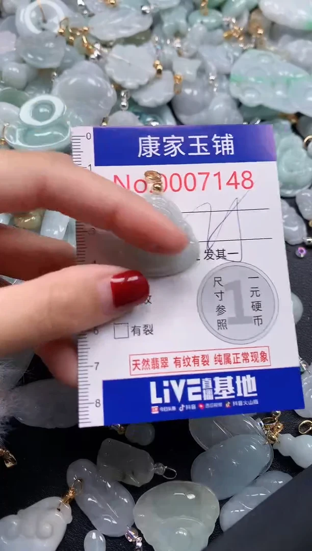 颈饰未镶嵌翡翠7148