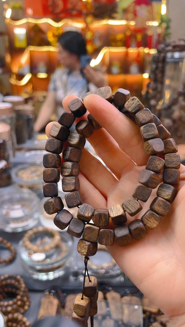 手串沉香棋楠方珠双圈