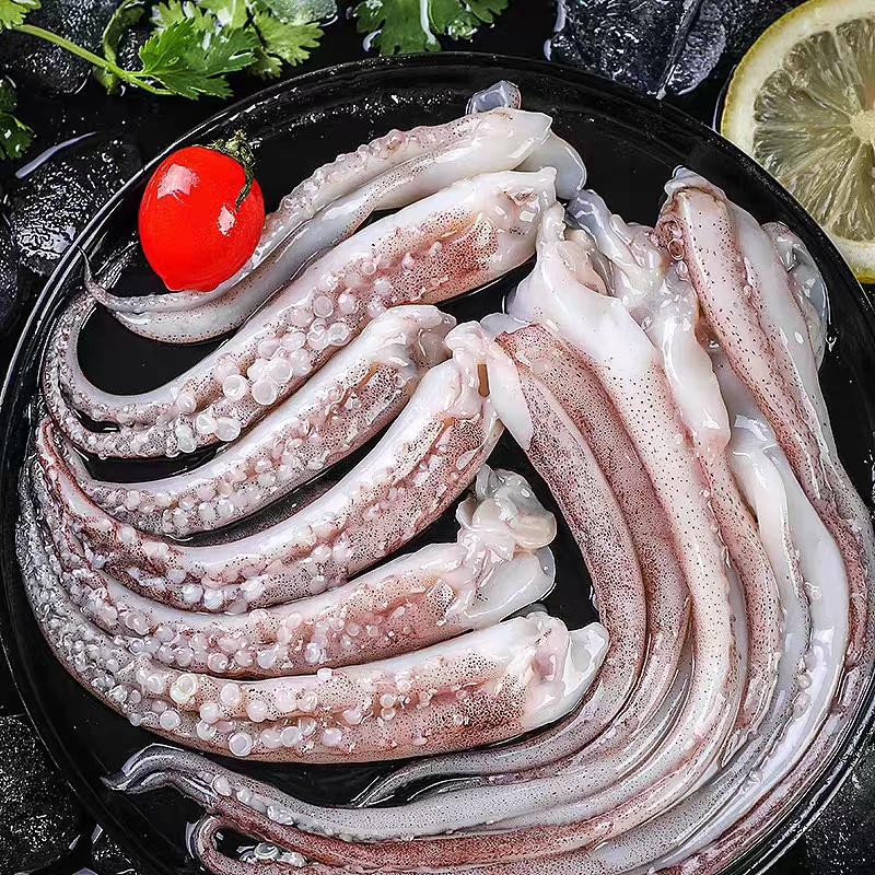 【新鲜大号鱿鱼须】免浆新鲜鱿鱼头须 顺丰发货 400g/包到手五包