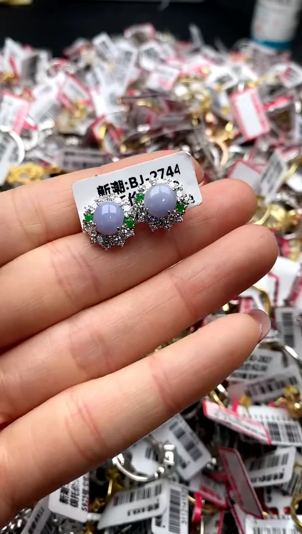 【闪购商品】翡翠戒指银S925镶嵌11111111    2