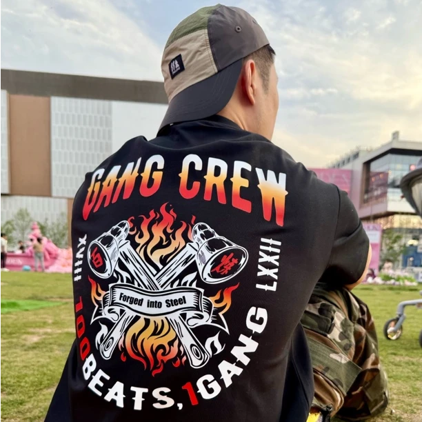 G.C原创「百炼」独家印花索罗娜凉感T恤小圆领短袖国潮夏季情侣大码