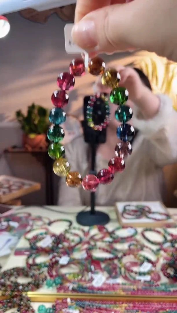 【闪购商品】碧玺手链未镶嵌单圈手链11+