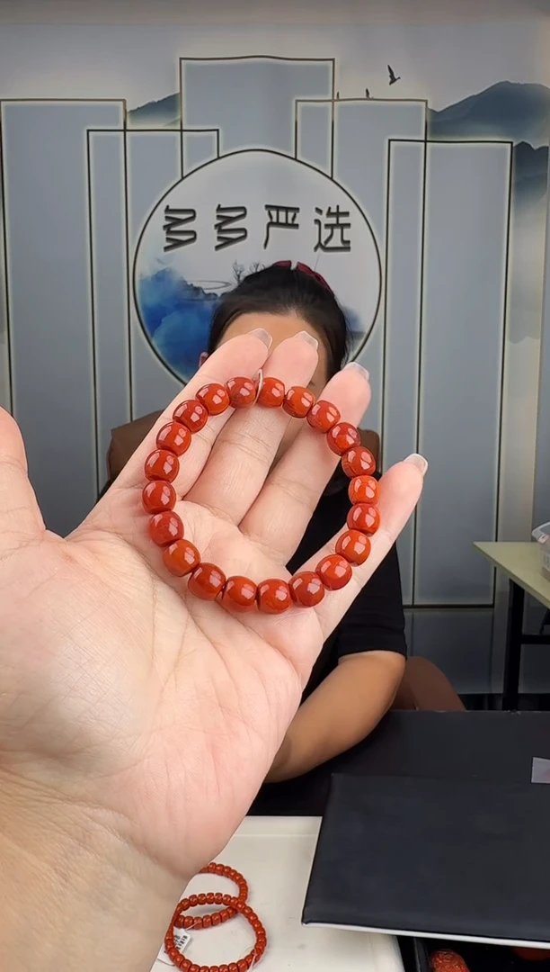 未镶嵌手串南红玛瑙111ZB0919产品一个
