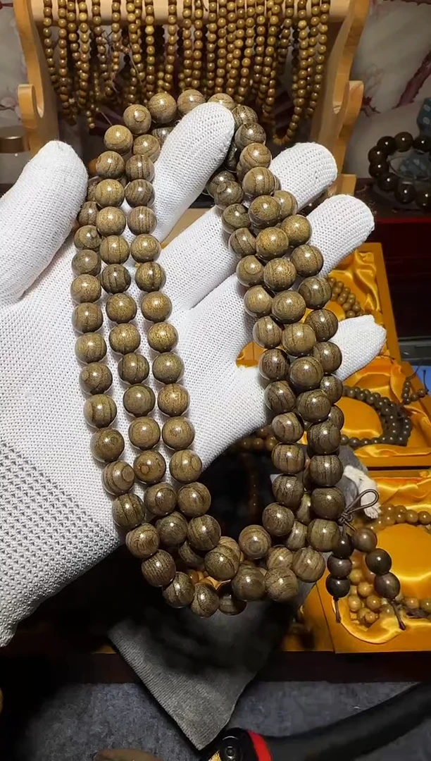【闪购商品】楠木（金丝楠）手串/手链108*1.0金丝楠木