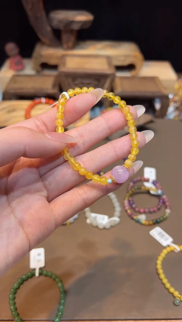 【闪购商品】琥珀手饰未镶嵌手饰@@E6353