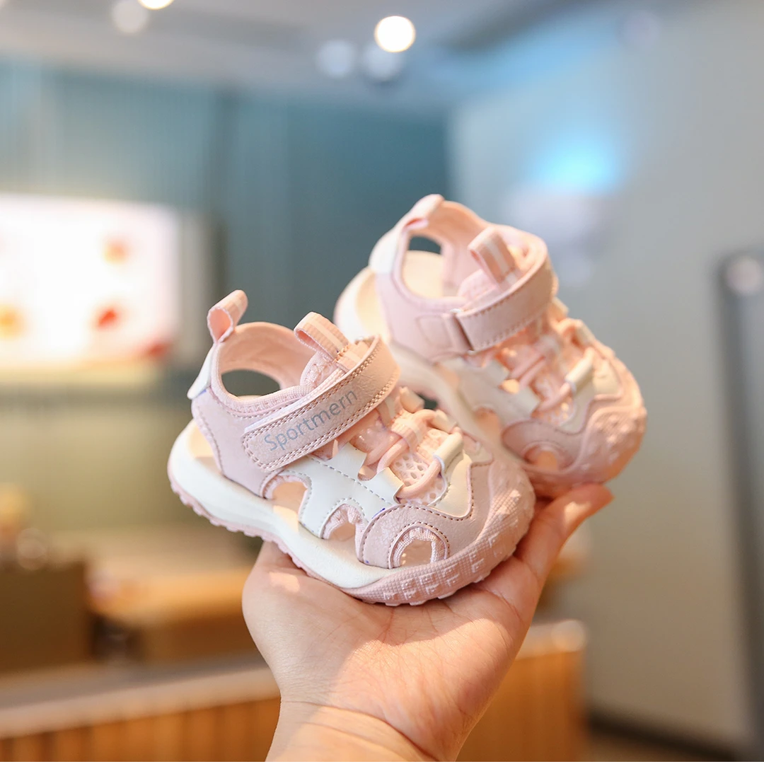 儿童凉鞋女宝溯溪鞋春夏透气鞋子宝宝学步鞋软底婴儿小童机能鞋