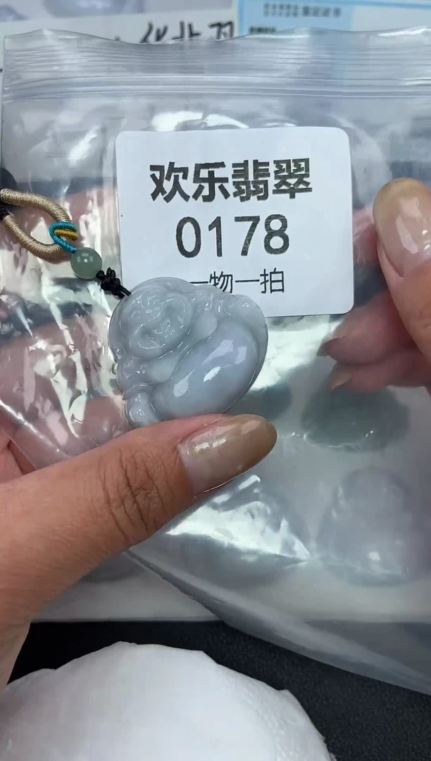 颈饰未镶嵌翡翠缅甸天然翡翠0178