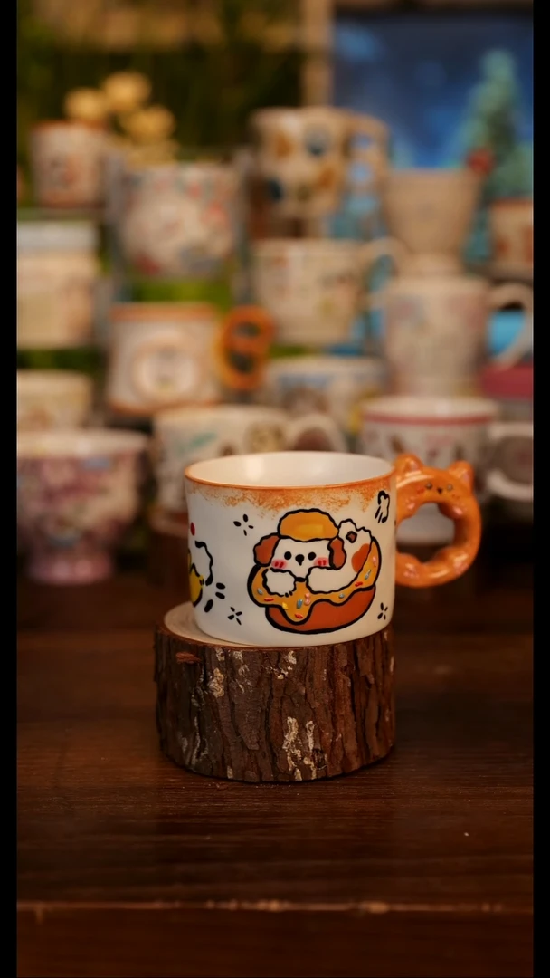 景德镇手作  手绘釉下彩