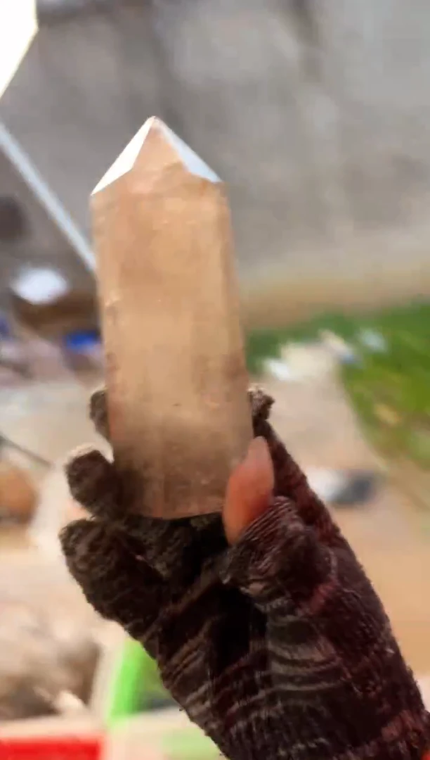 【闪购商品】水晶摆件未镶嵌茶水晶柱子 109