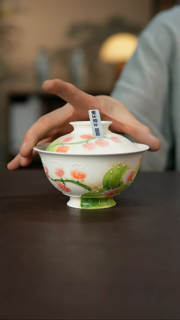 杯景德镇陶瓷杯碗柴烧瑕疵