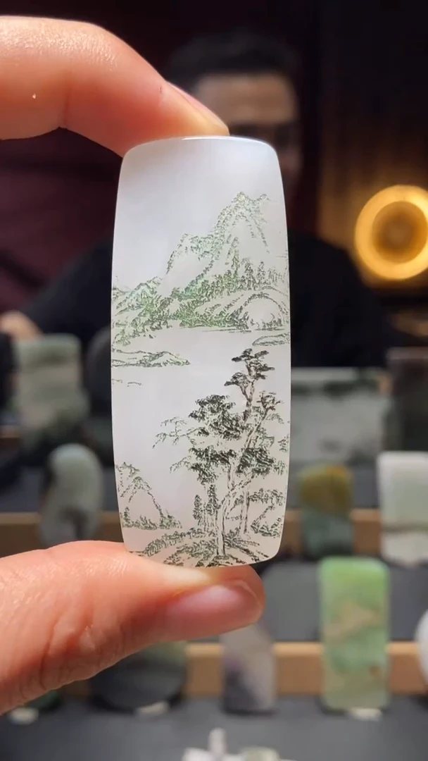 和田玉未镶嵌挂件yc