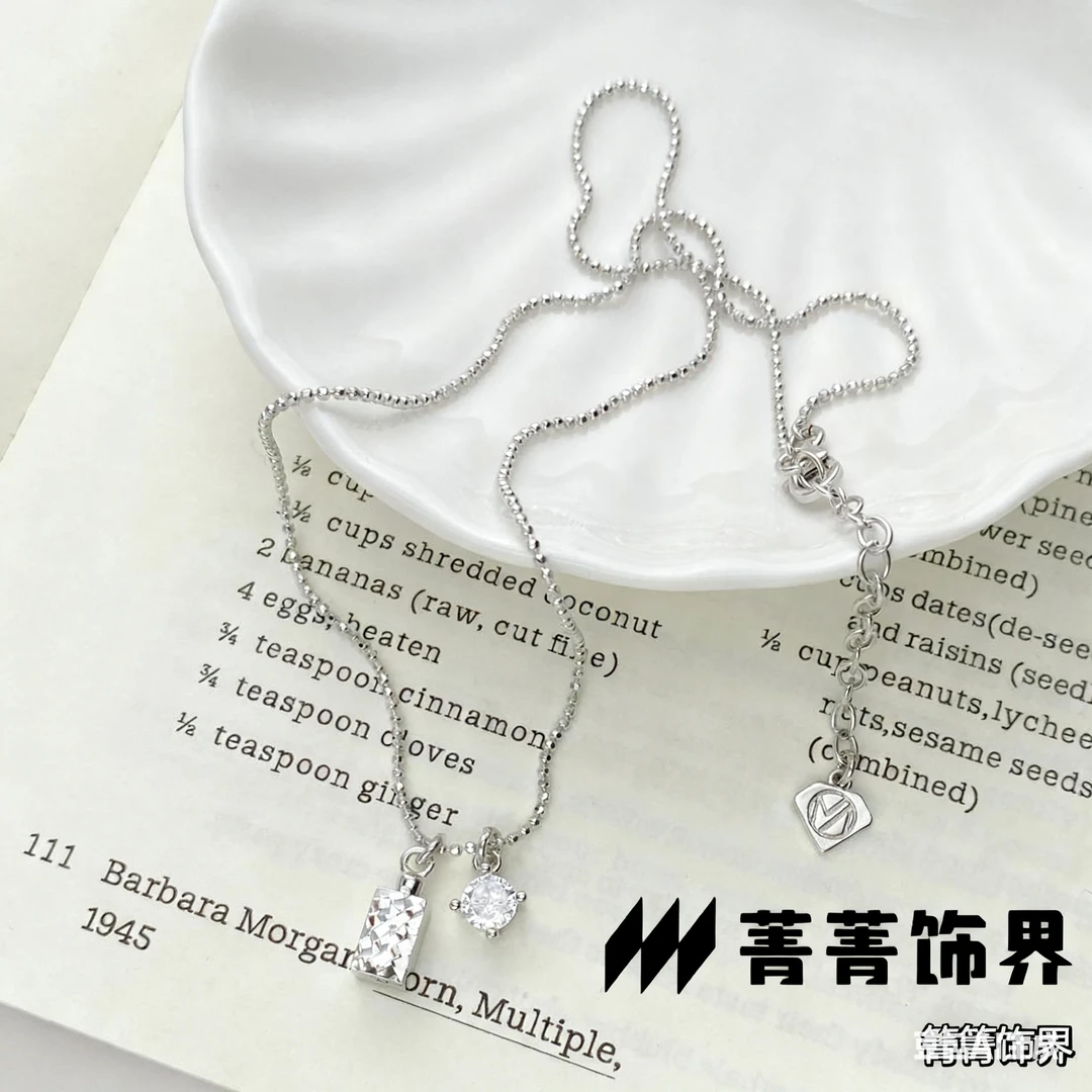 铜合金锆石项链 铜合金锆石项链、毛衣链