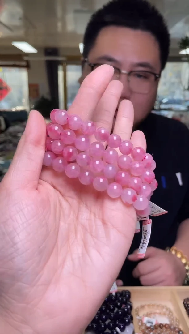 未镶嵌蔷薇辉石手串9±/x-315【多样性发一件