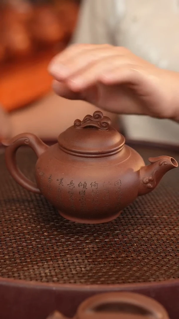茶壶紫砂原矿手工制作