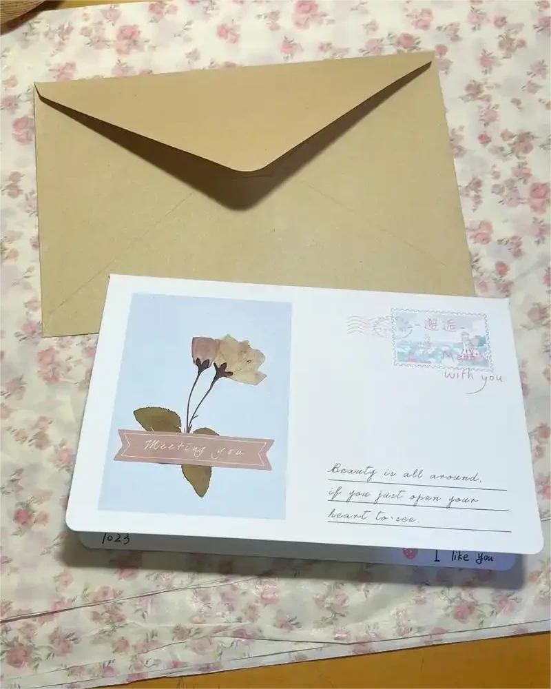 祈福卡一封信五个七天的时候会祝福