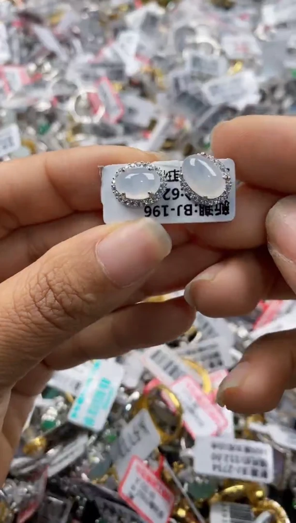 银S925镶嵌戒指翡翠1111-----7