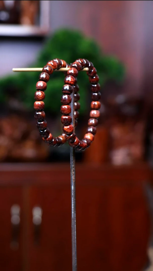 黄花梨/降香黄檀手串/手链海南黄花梨0.8老型多样性发一