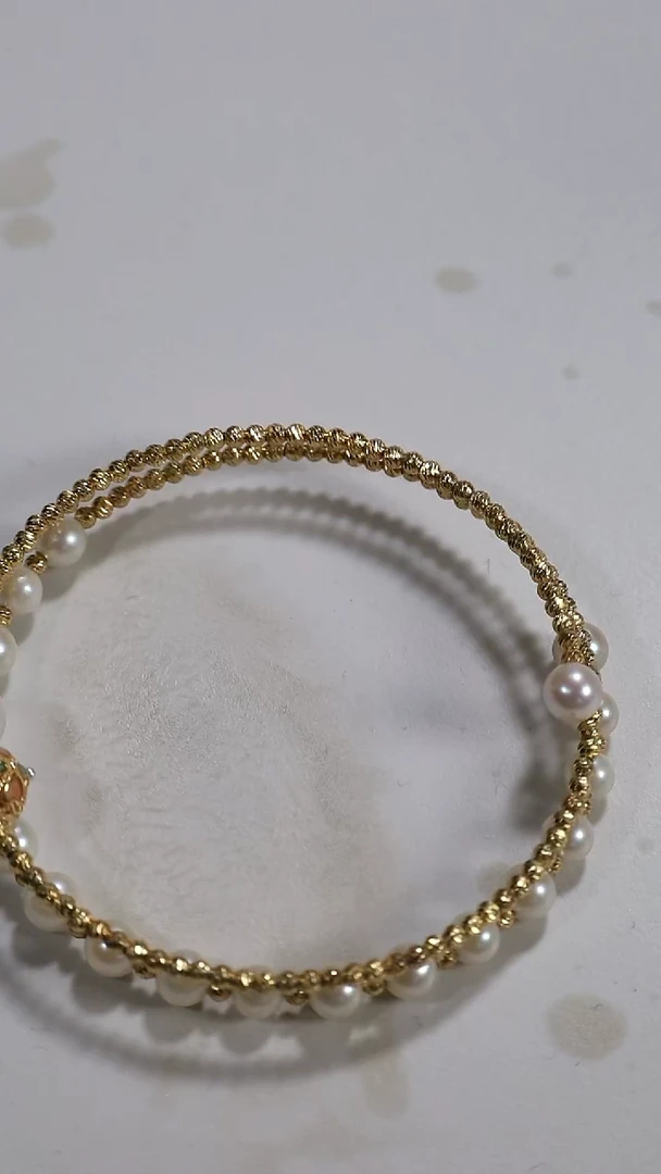 合金手镯海水珍珠akoya手镯