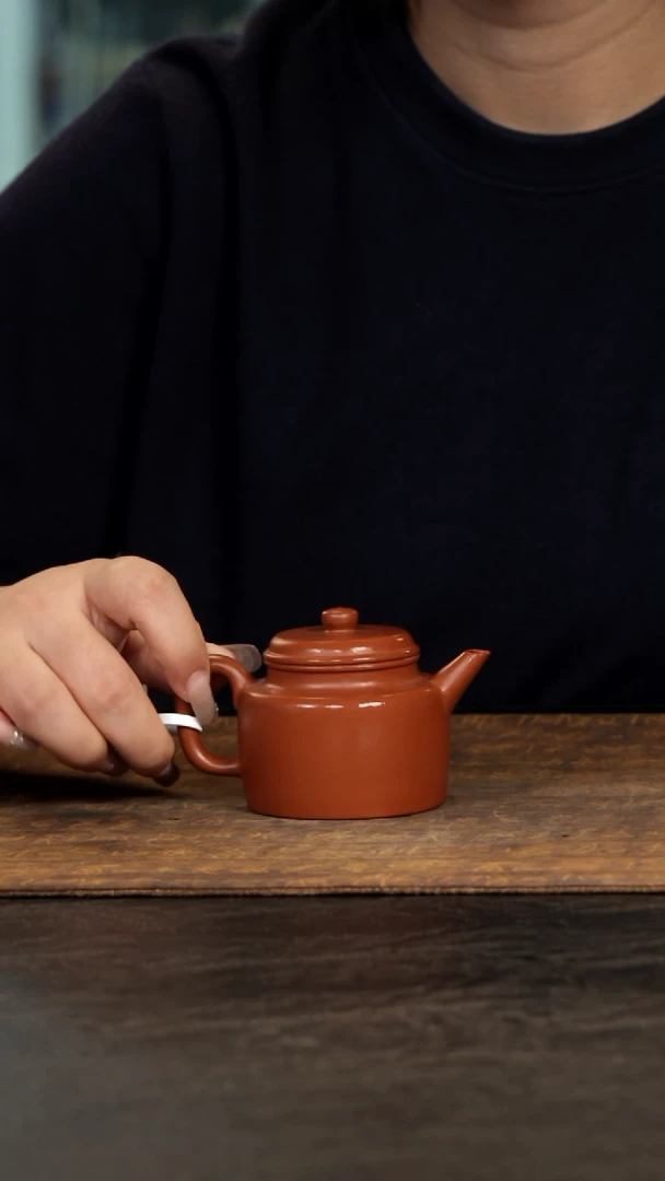 茶壶紫砂朱泥德钟120cc