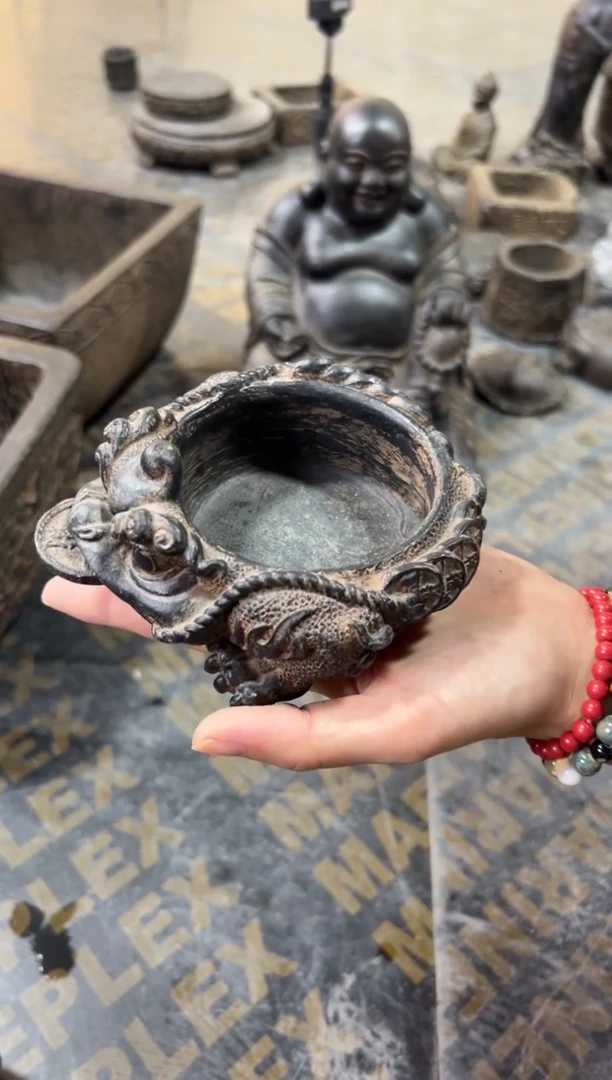 陶土【闪购商品】- 金蟾盆