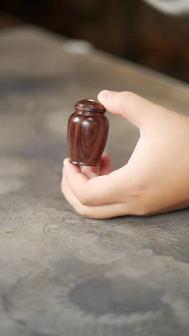 黄花梨/降香黄檀958号老料紫油梨品香罐把玩